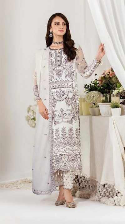 PAKISTANI 1004 BY MAARiA-A DESIGNER GEORGETTE SALWAR SUIT WHOLESALER IN INDIA